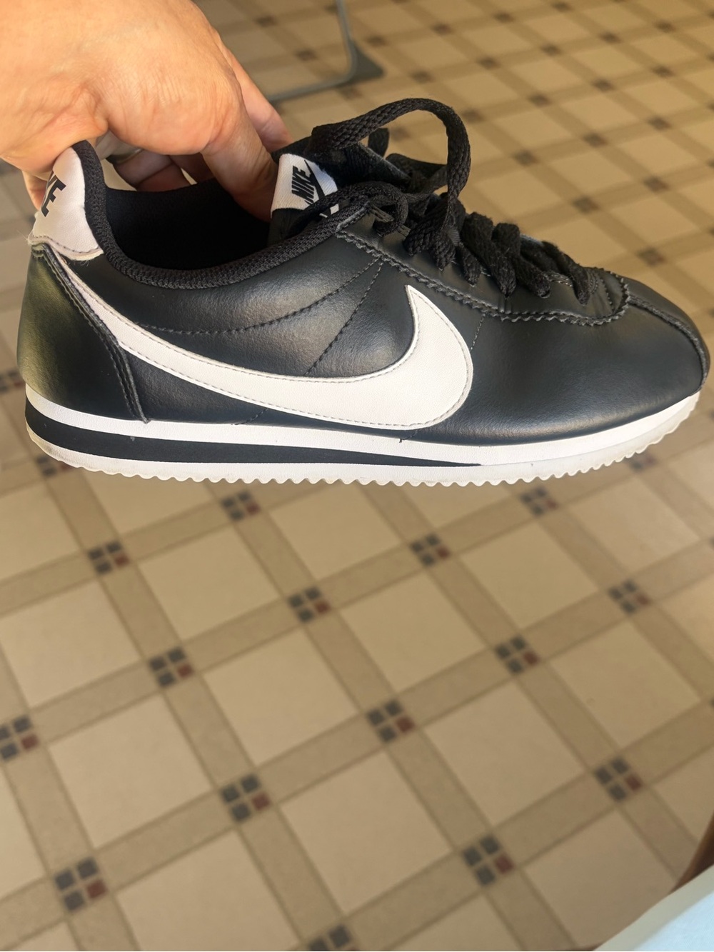 Nike Black and White cortez unisex adult Sneaker